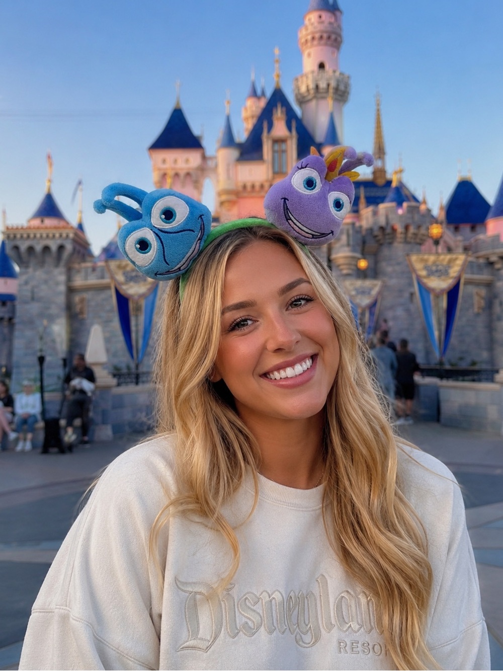 Disney Pixar A Bugs Life Plush Minnie Ears Headband